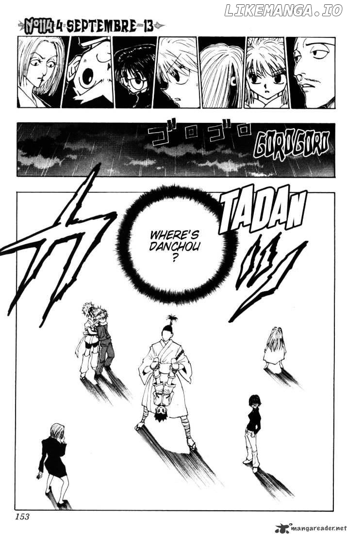 Hunter x Hunter, Chapter 114 image 01